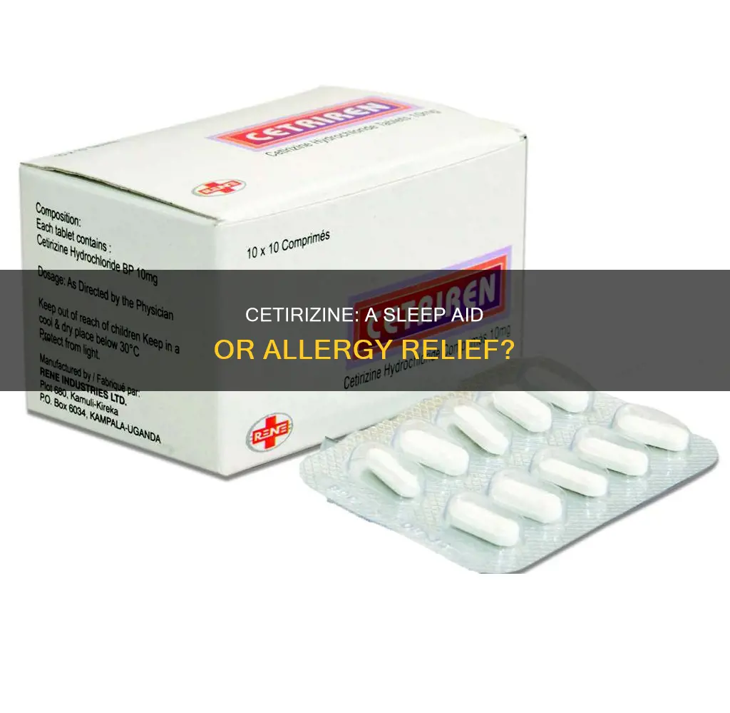 is cetirizine a sleeping pill