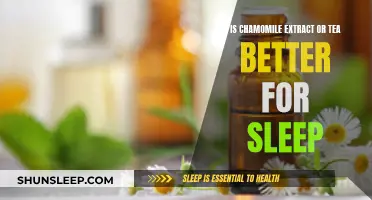 Chamomile Extract vs Tea: Better Sleep?