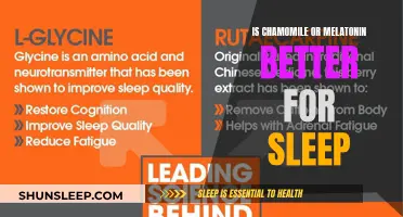Chamomile vs Melatonin: Which is the Better Sleep Aid?