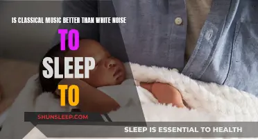 Classical Music vs. White Noise: Better Sleep?