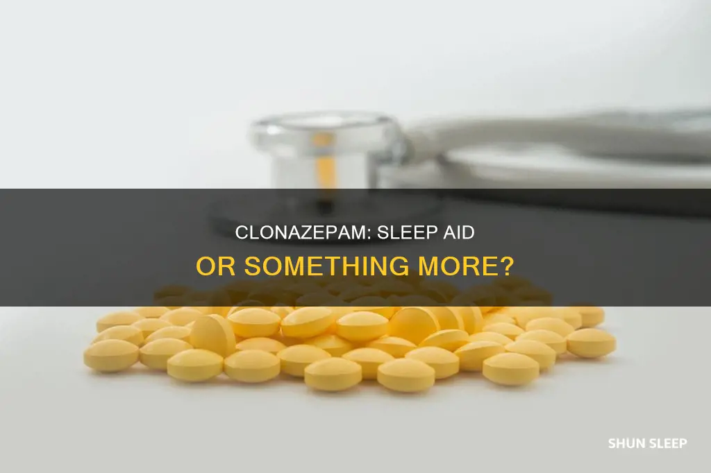is clonazepam a sleeping pill