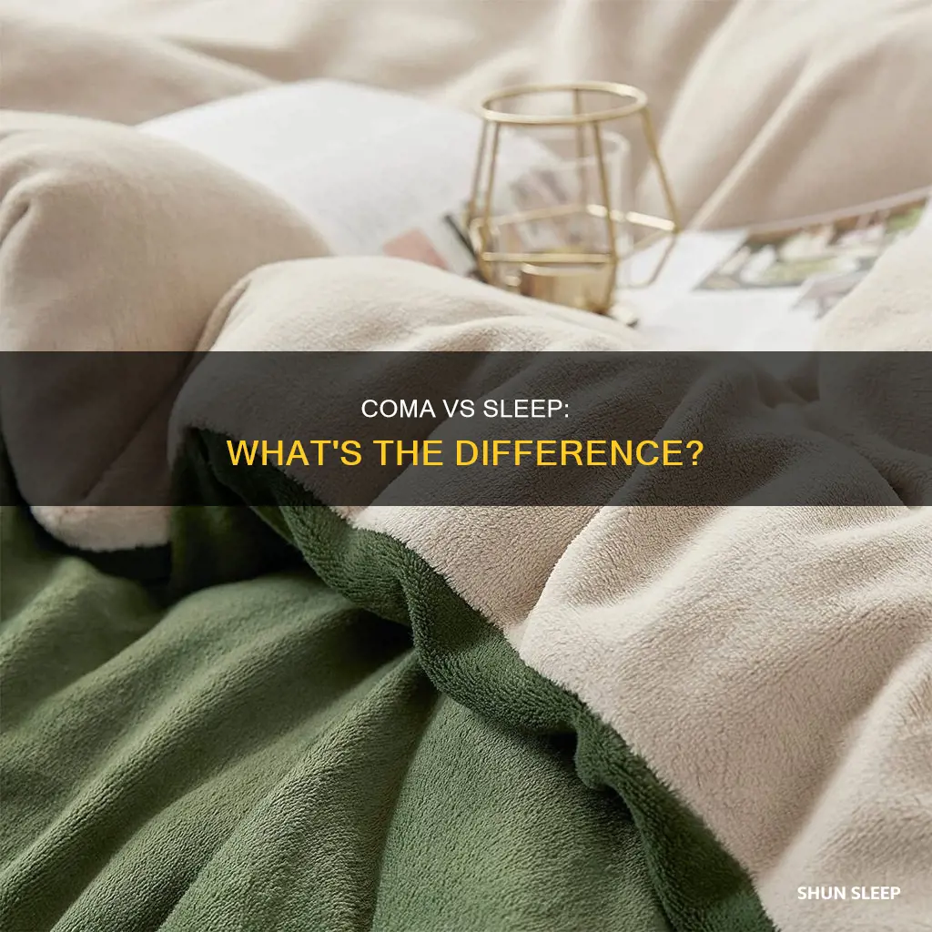 is coma mean sleeping