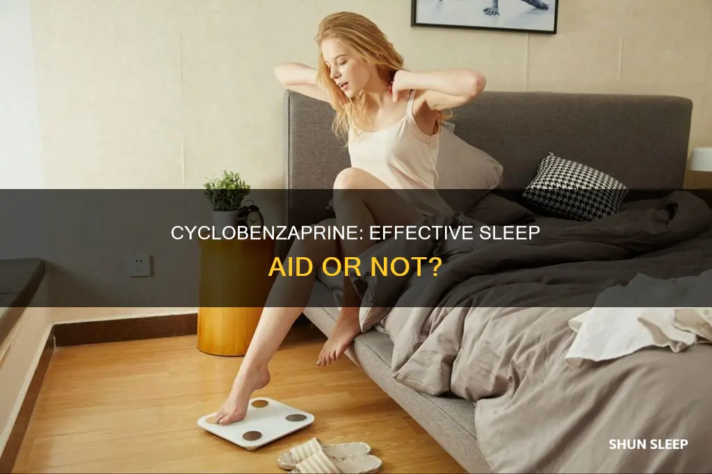 is cyclobenzaprine used as a sleeping aid