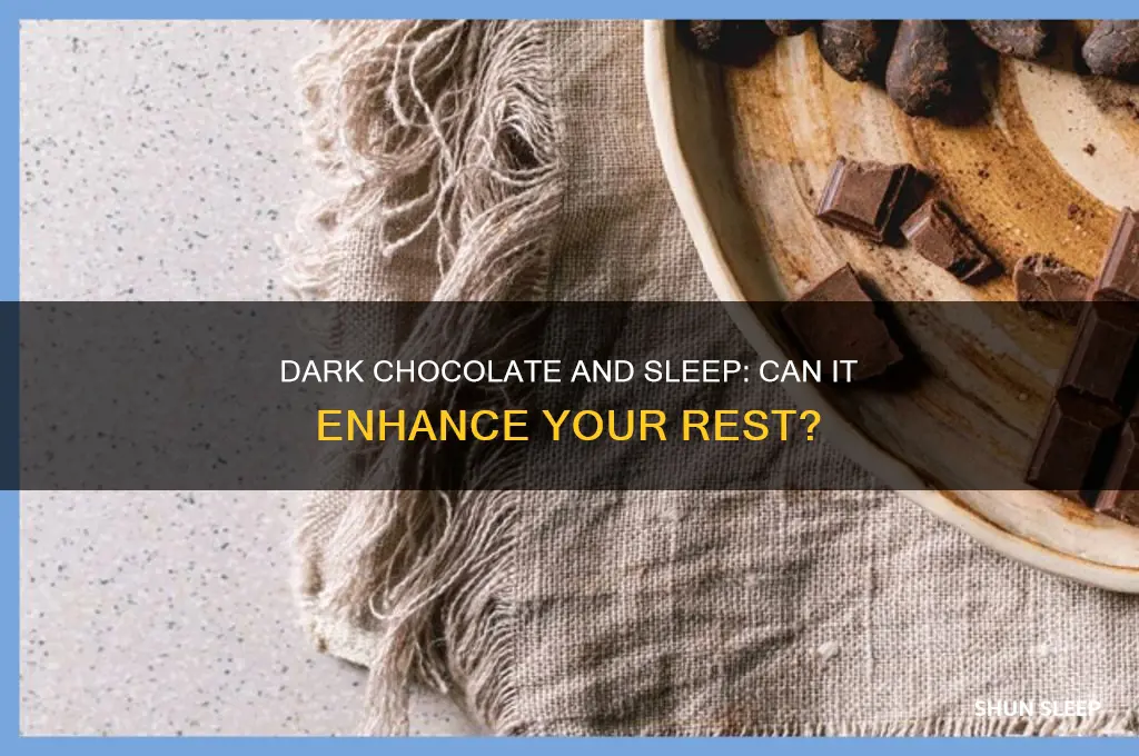 is dark chocolate good to help you sleep