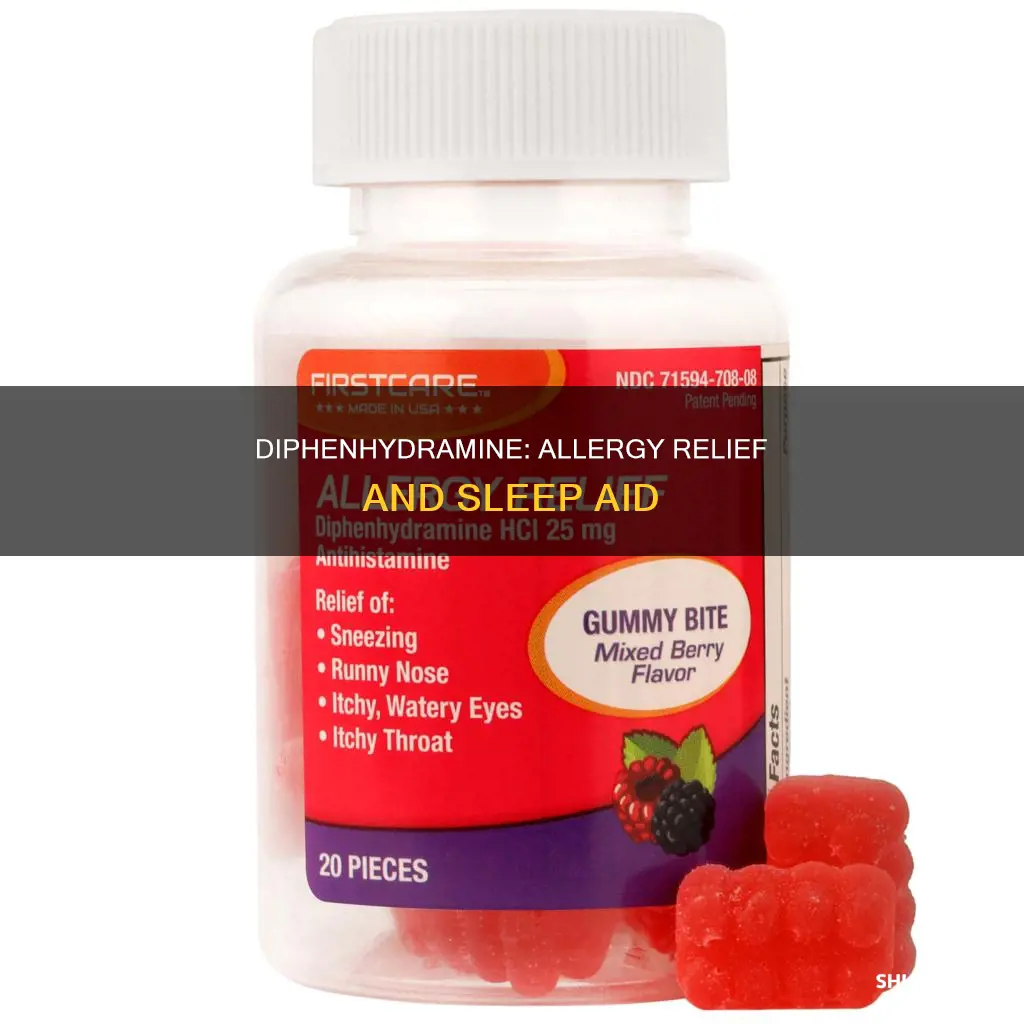 is diphenhydramine in allergy meds the same in sleeping pills