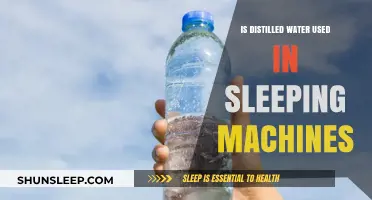 The Best Water for Sleep Machines: Distilled Water