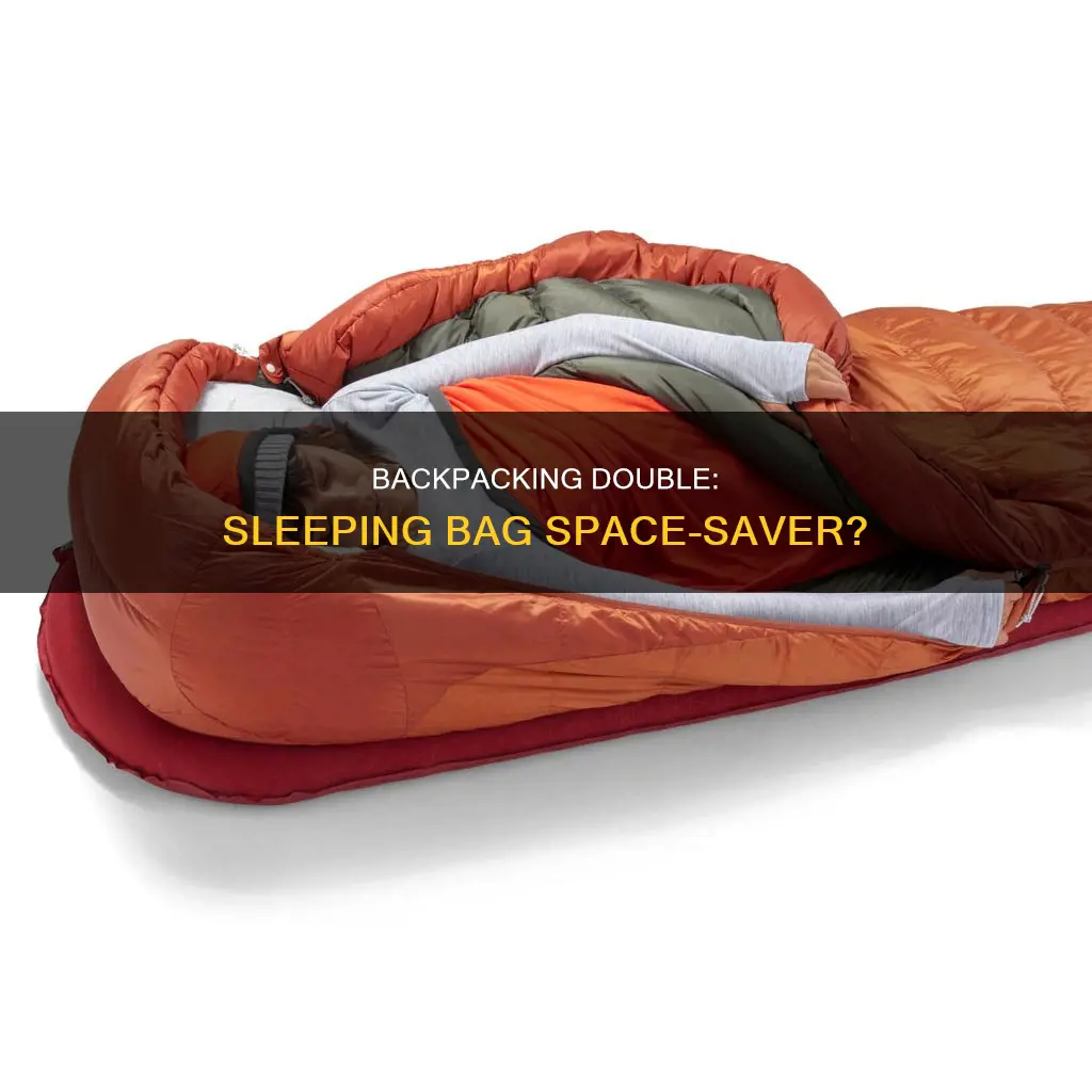 is double sleeping bag used for backpacking