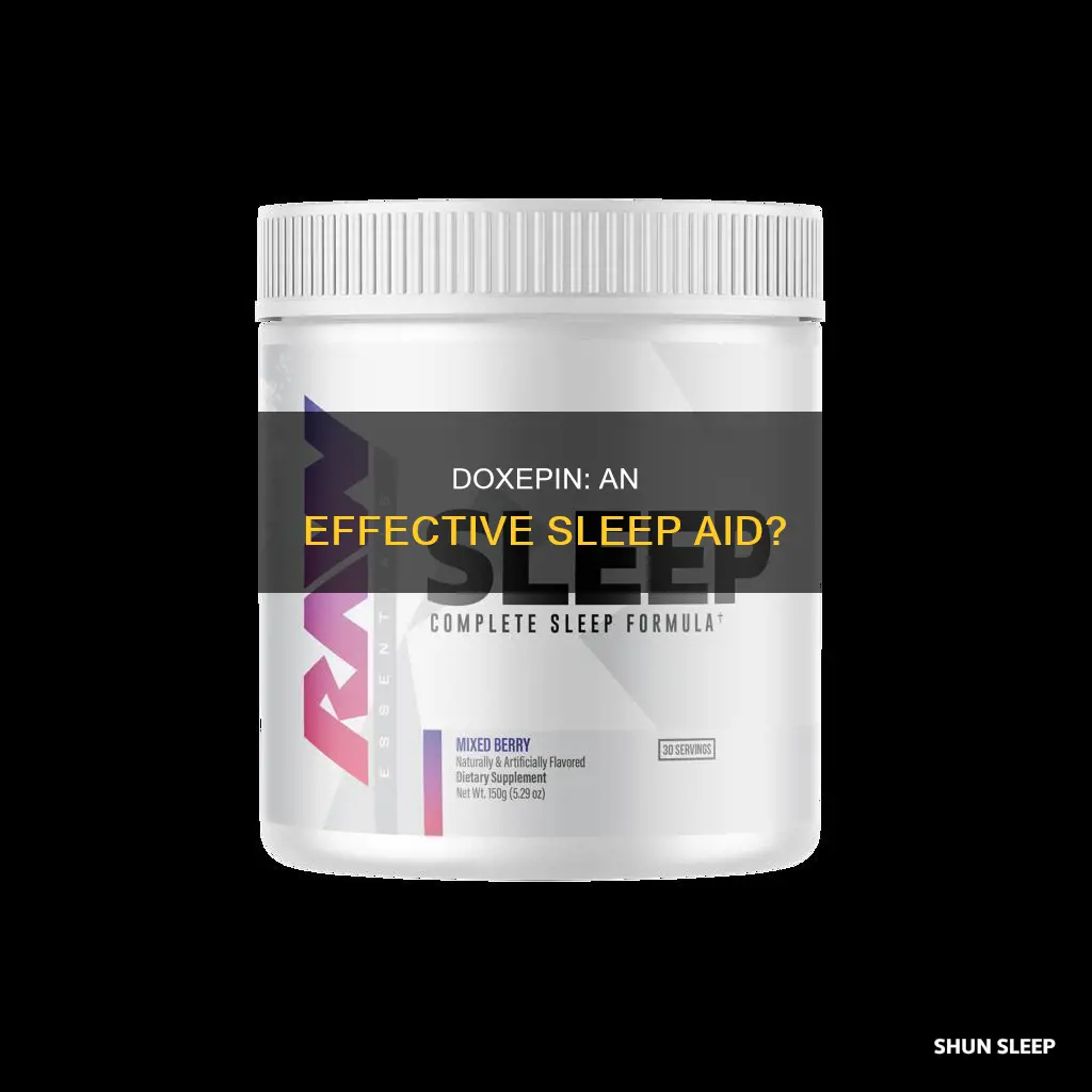 is doxepin used as a sleep aid
