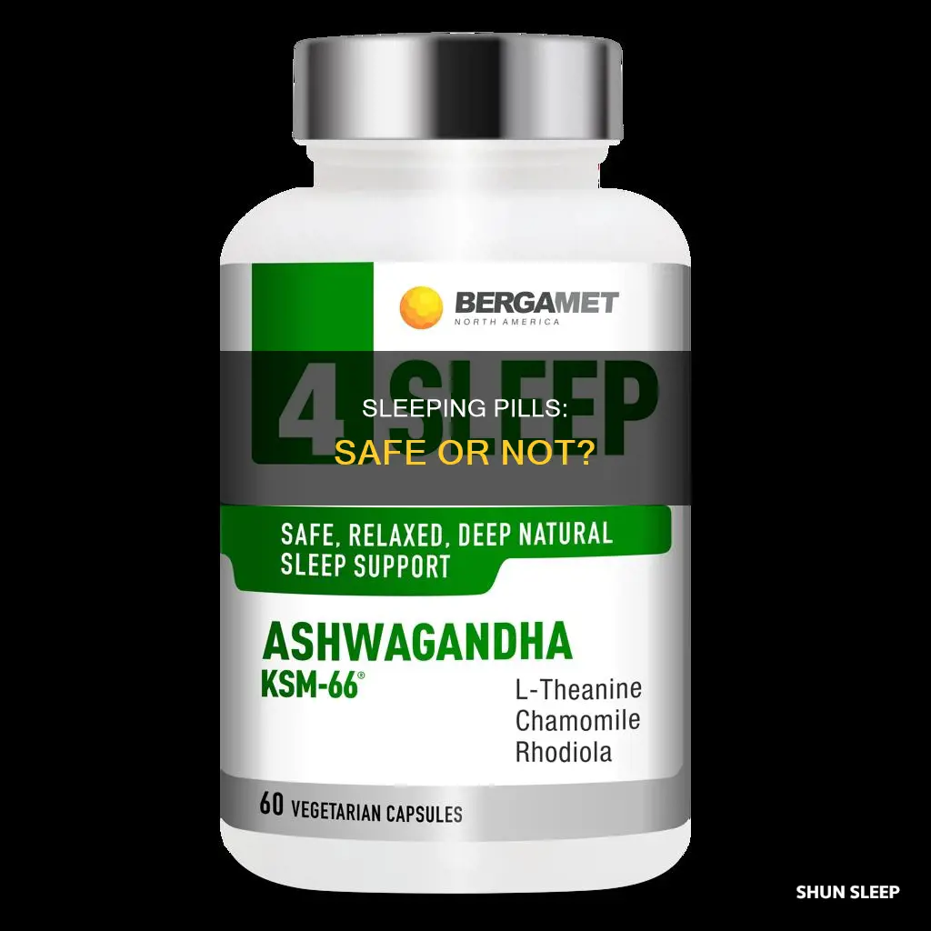is drinking sleeping pills safe