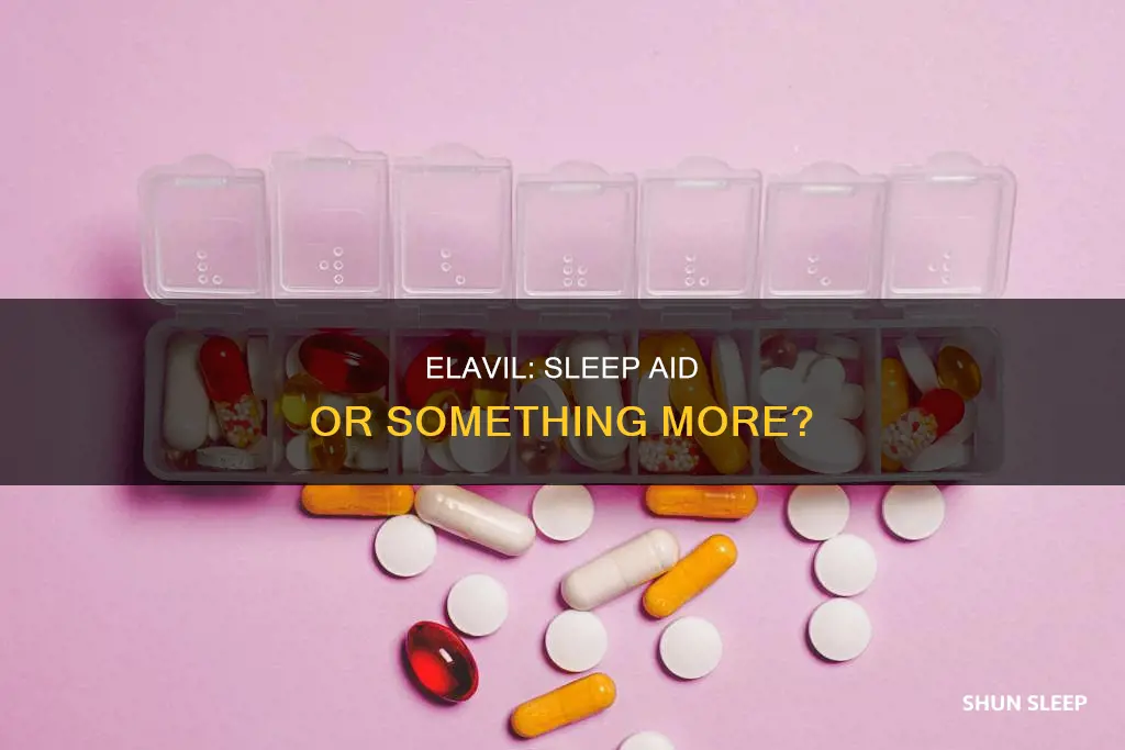 is elavil a sleeping pill