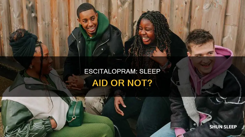 is escitalopram used for sleep