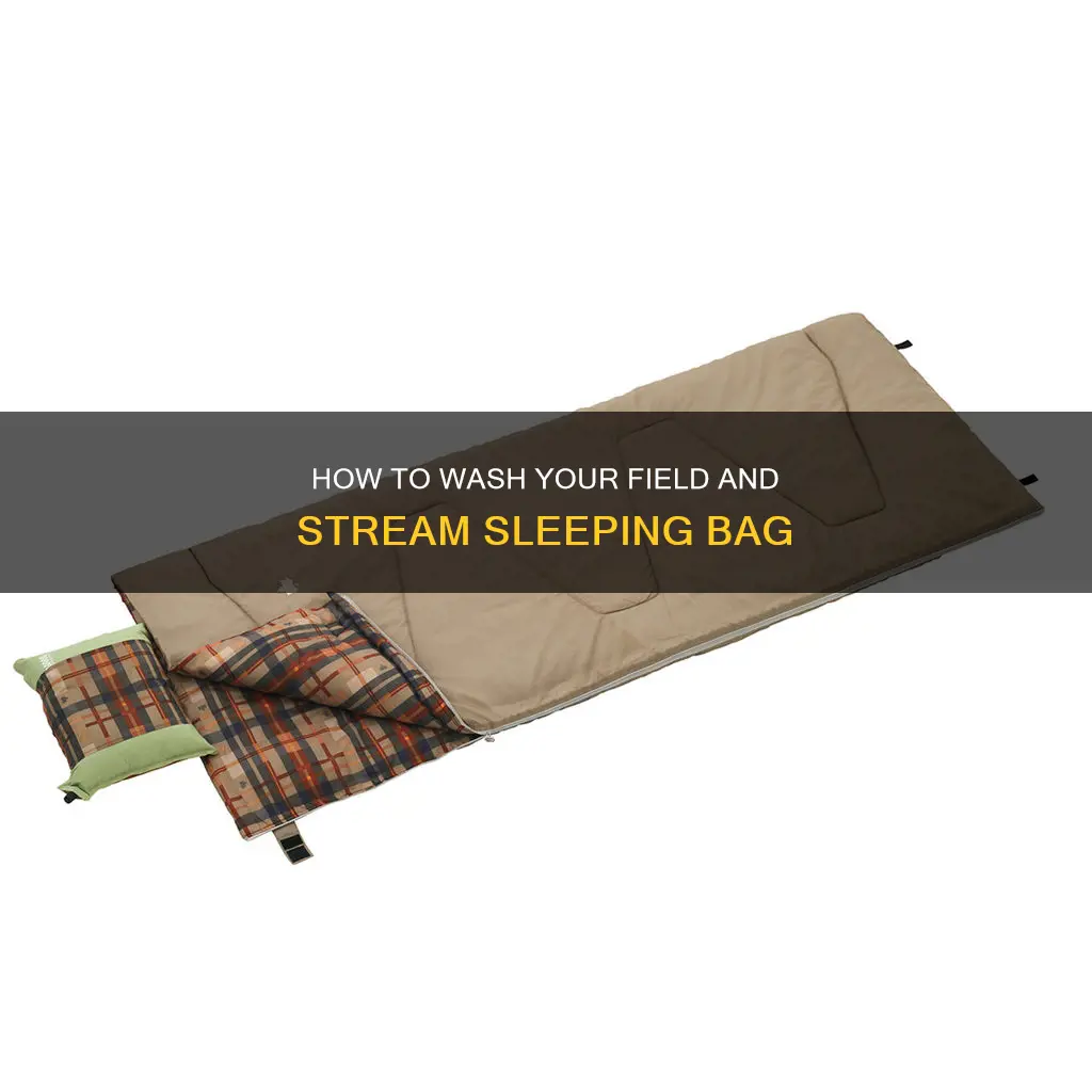 is field and stream field master sleeping bag washable