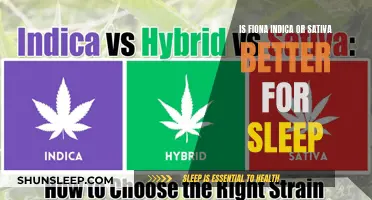 Indica vs Sativa: Which Strain Helps Fiona Sleep Better?