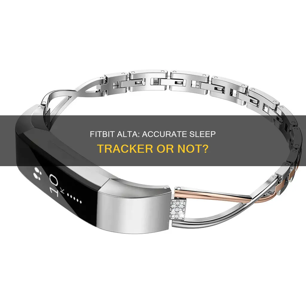 is fitbit alta sleep tracker accurate