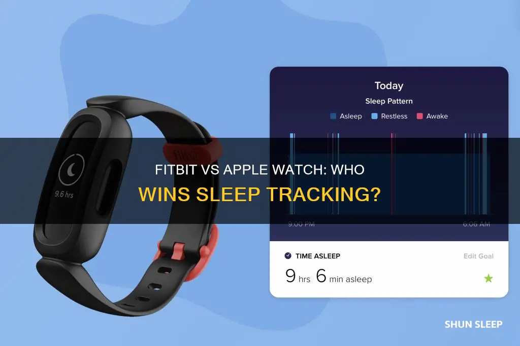 is fitbit or apple watch better for sleep tracking