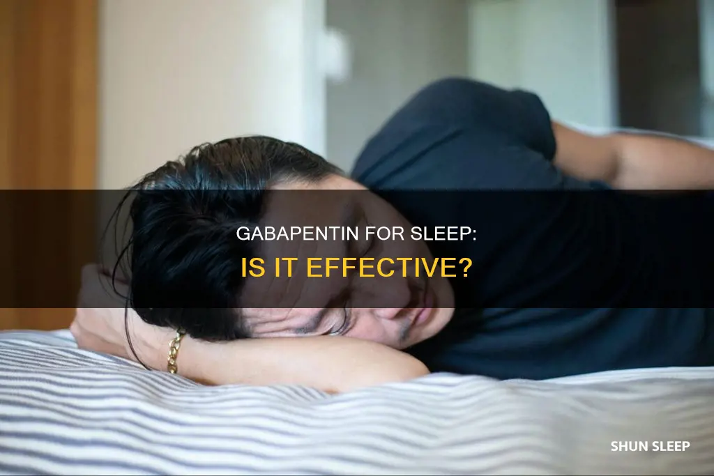 is gabapentin used for sleep