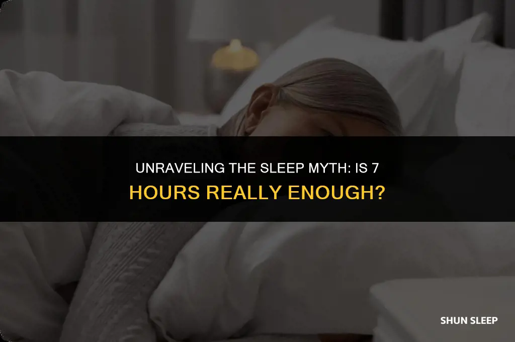 is getting 7 hours of sleep enough