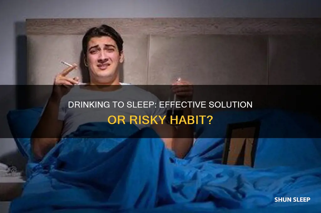 is getting drunk a good wau of getting sleep
