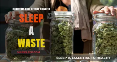 Is Getting High Before Bed a Waste of Time?