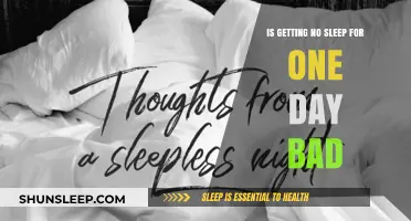 One Sleepless Night: Understanding the Impact of Zero Sleep on Health