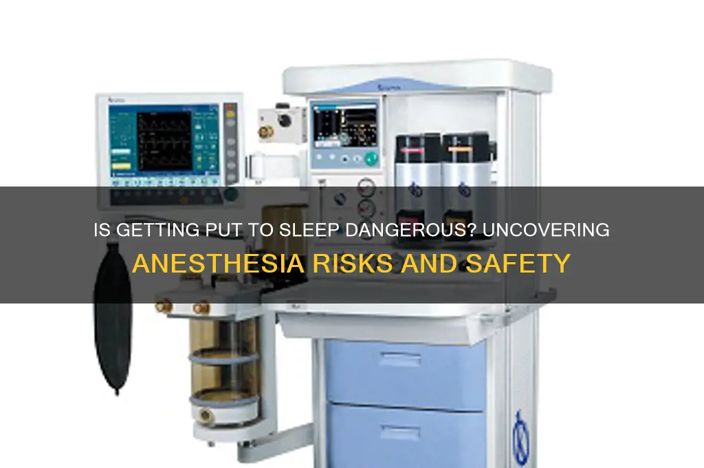 is getting put to sleep dangerous