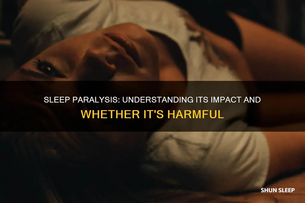 is getting sleep paralysis bad