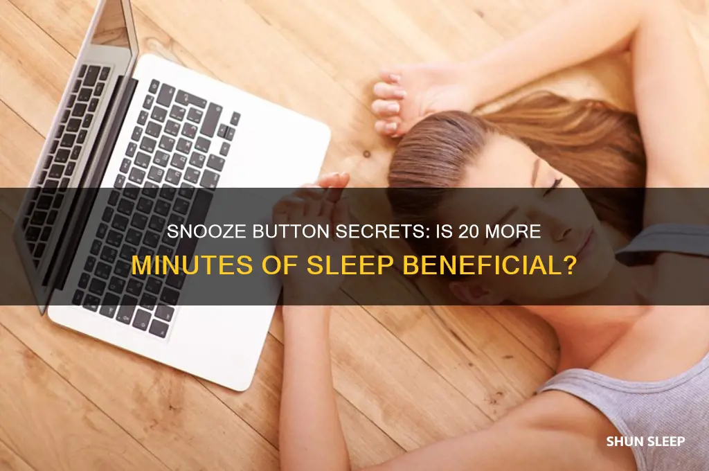 is going back to sleep for 20 min helpful