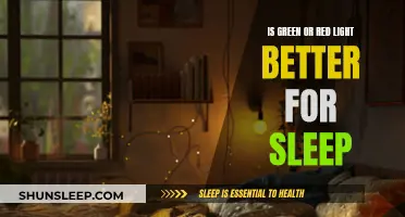 Green vs Red: Which Light Helps Sleep?