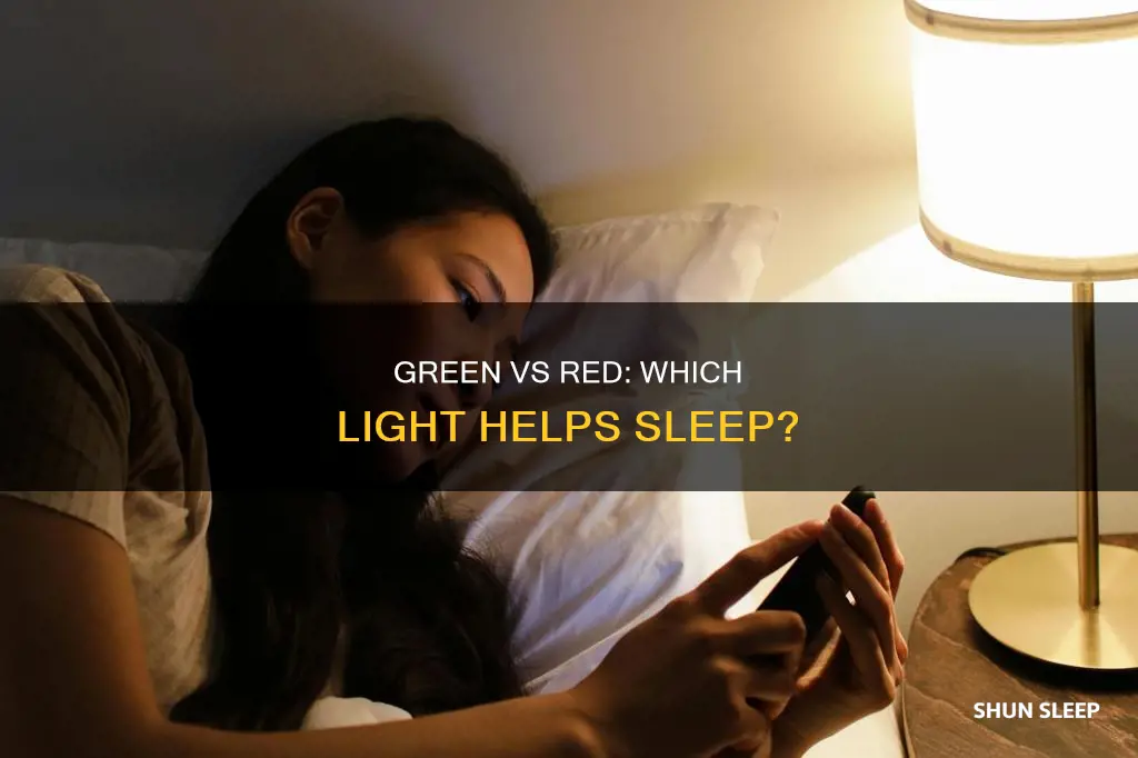 is green or red light better for sleep
