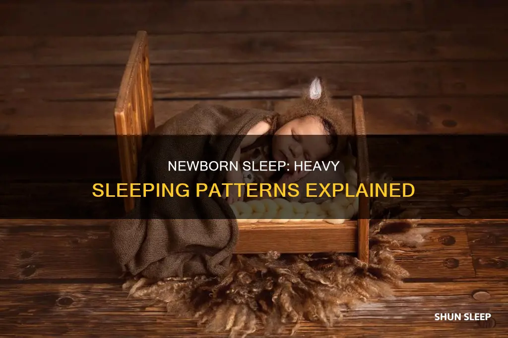 is heavy sleeping of a 2 week old
