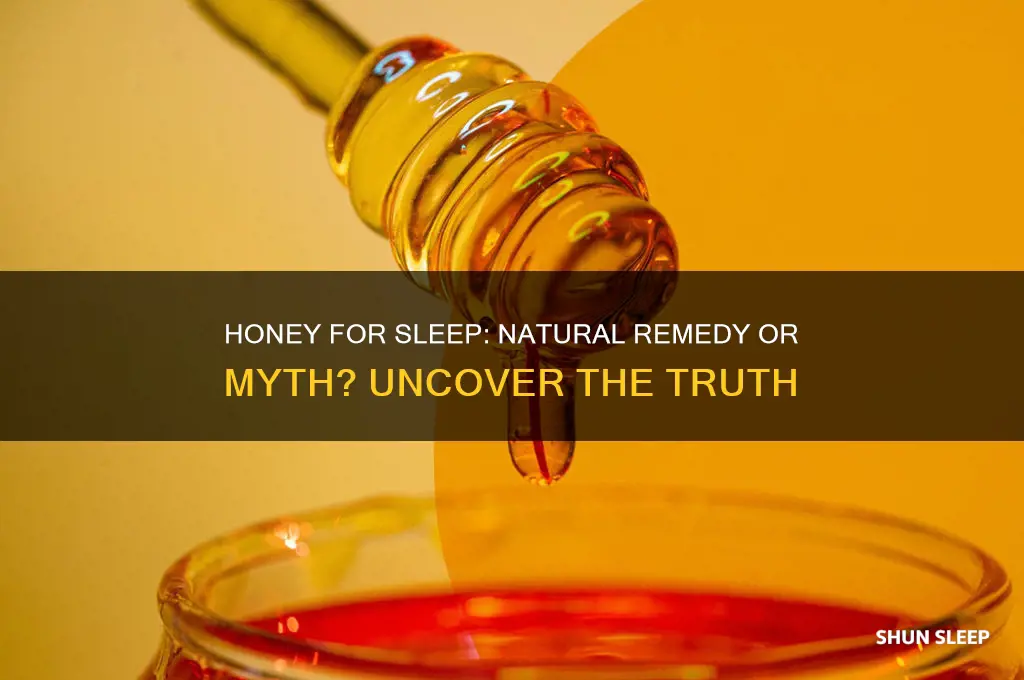 is honey good to help you sleep