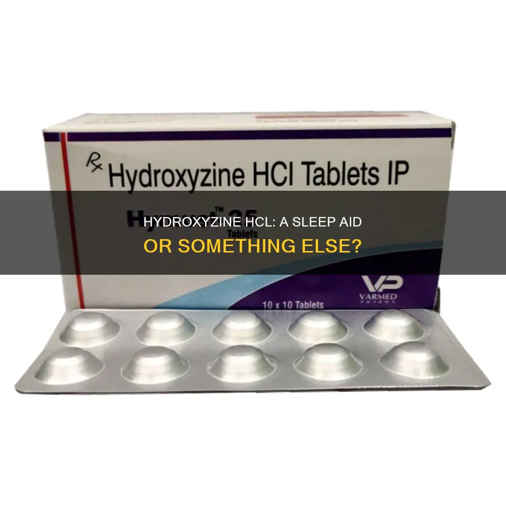 is hydroxyzine hcl a sleeping pill