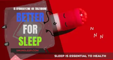Hydroxyzine vs. Trazodone: Which Is Better for Sleep?