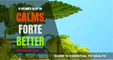 Hyland's Sleep vs. Calms Forte: Which One Helps You Relax?