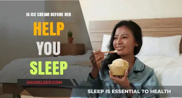 Can Ice Cream Before Bed Improve Your Sleep Quality?