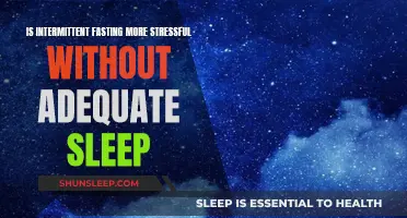 Intermittent Fasting: Sleep Deprivation's Stressful Impact
