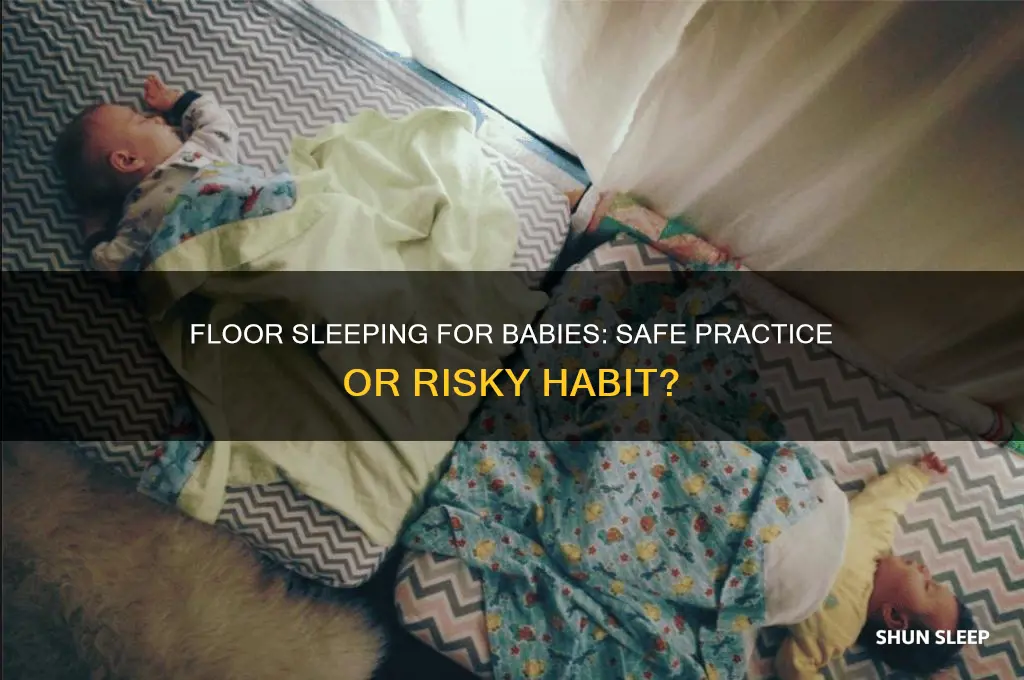 is it bad for babies to sleep on the floor