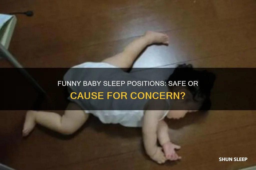 is it bad for baby to sleep in funny position