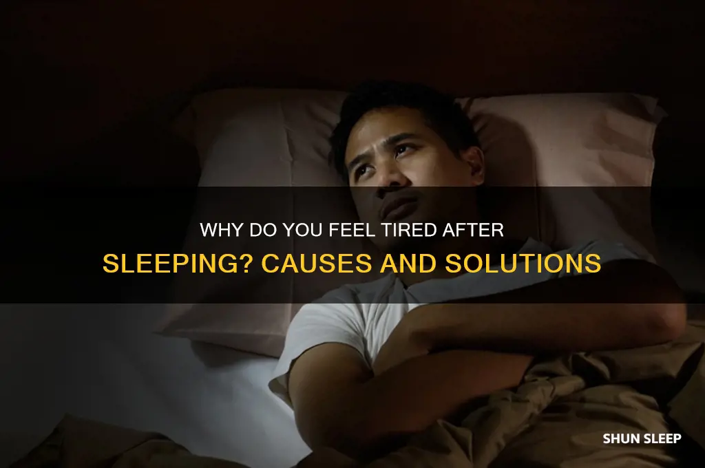 is it bad to get tired after sleeping