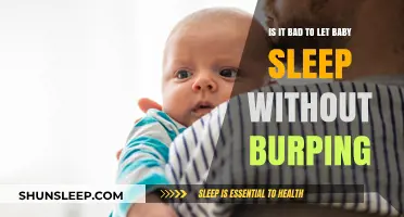 Baby Sleep Without Burping: Risks, Myths, and Safe Practices