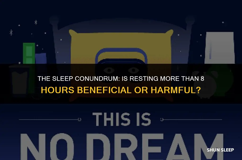 is it bad to sleep for more than 8 hours
