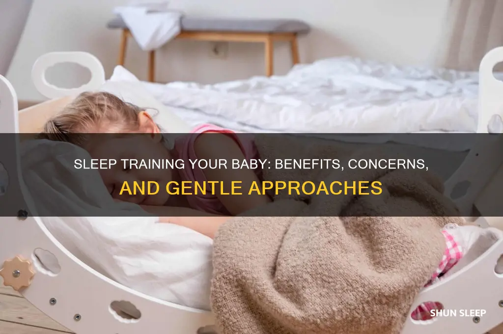 is it bad to sleep train your baby