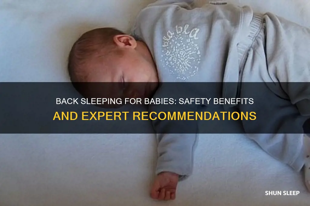 is it better for babies to sleep on their backs