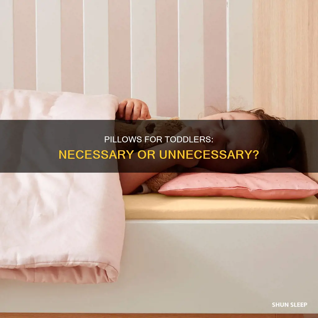 is it better for toddlers to sleep without a pillow
