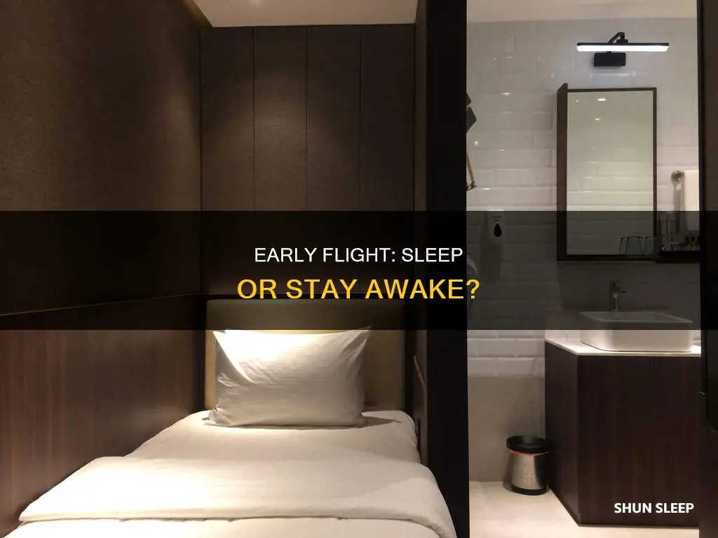 is it better sleep before early flight or stay awake