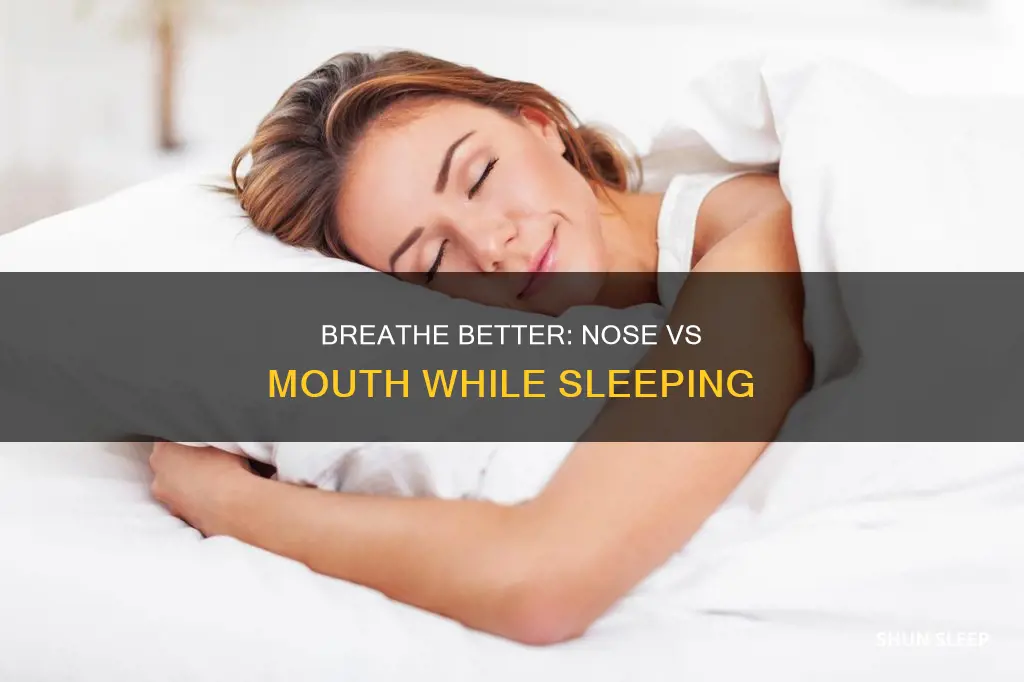 is it better to breathe through your nose when sleeping