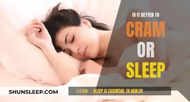 Cramming vs. Sleeping: Which is the Better Option?