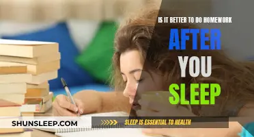 Sleep, then Study: The Benefits of Post-Rest Homework