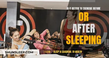Exercise Timing: Before or After Sleep?