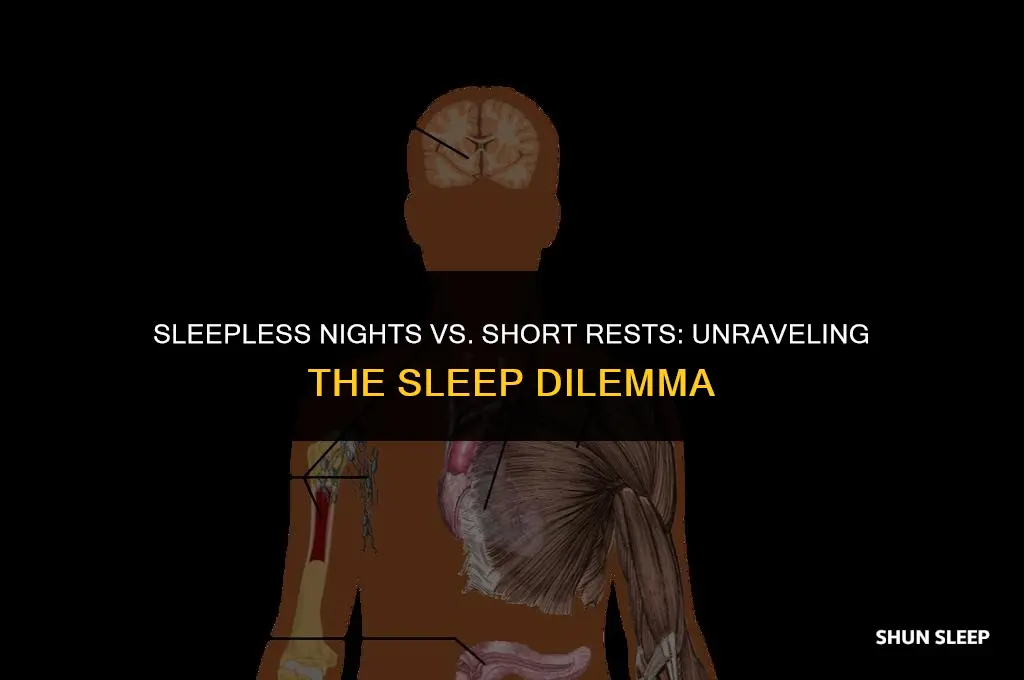 is it better to get no sleep or 3 hours